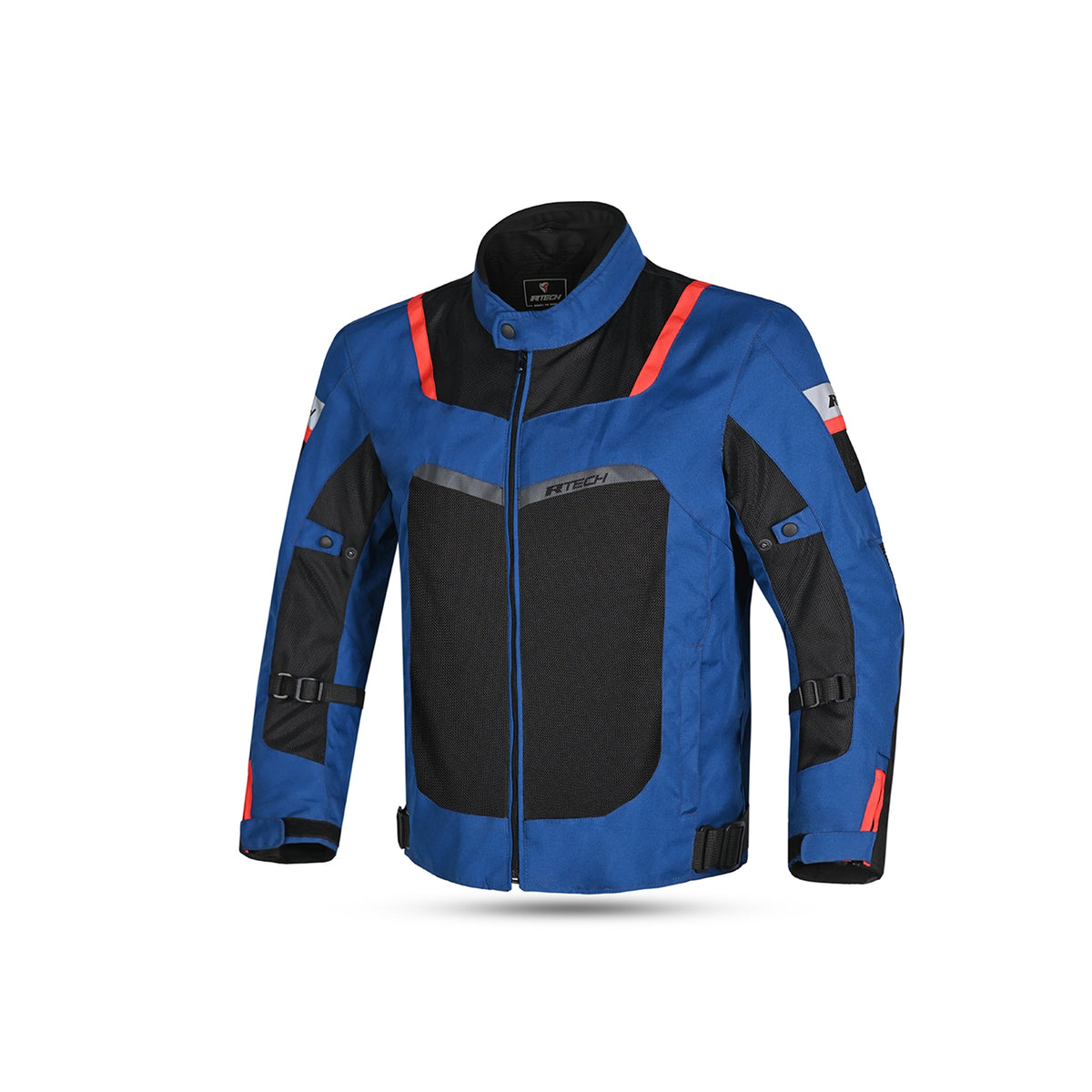 Chaqueta Textil Spiral Mesh Azul/Negro/Rojo