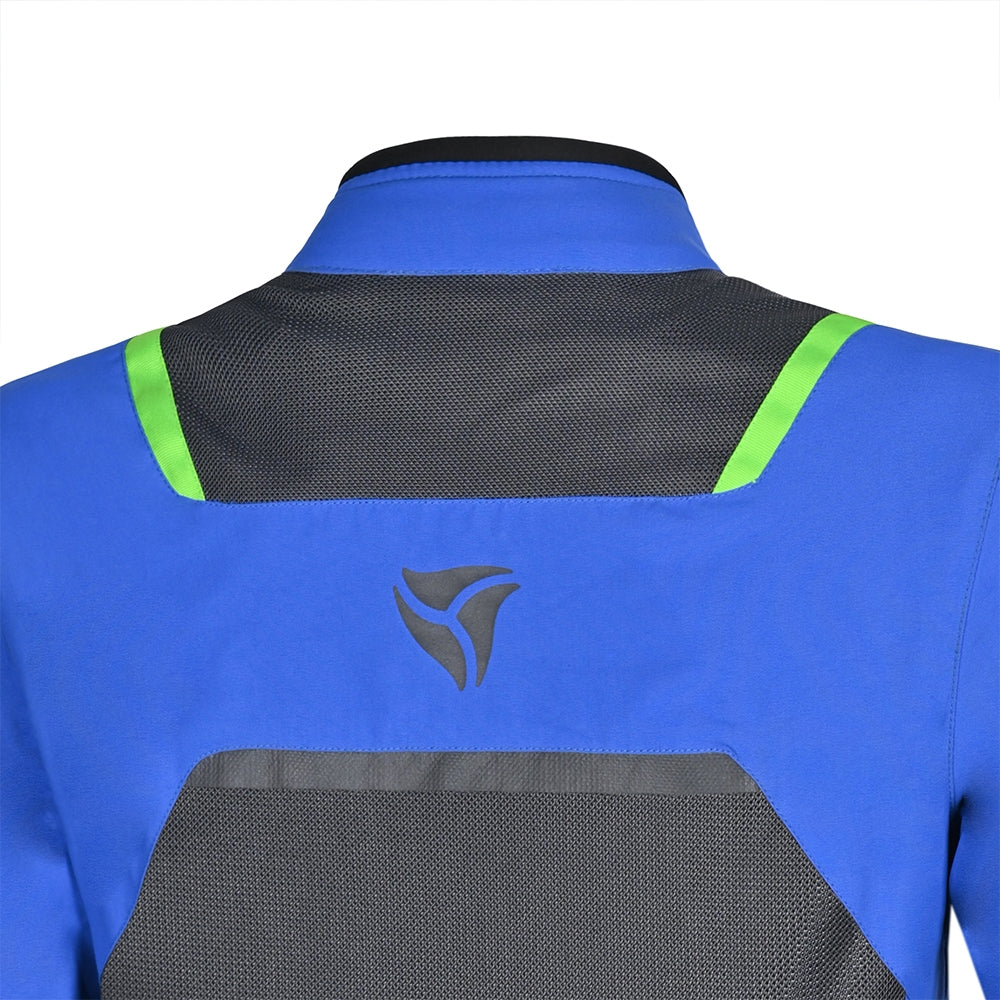 R-TECH - CHAQUETA TEXTIL SPIRAL MESH AZUL/GRIS/VERDE