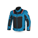 Chaqueta Textil Spiral Mesh Azul claro/Negro/Rojo