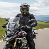 CGM 366G DUAL RANGER CASCO ENDURO NEGRO ROJO FLOU MATE
