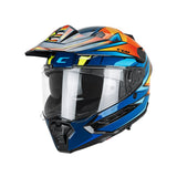 CGM 366R DUAL BEAT CASCO ENDURO AZUL NARANJA AMARILLO FLUOR