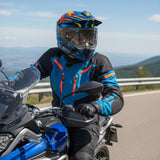 CGM 366R DUAL BEAT CASCO ENDURO AZUL NARANJA AMARILLO FLUOR