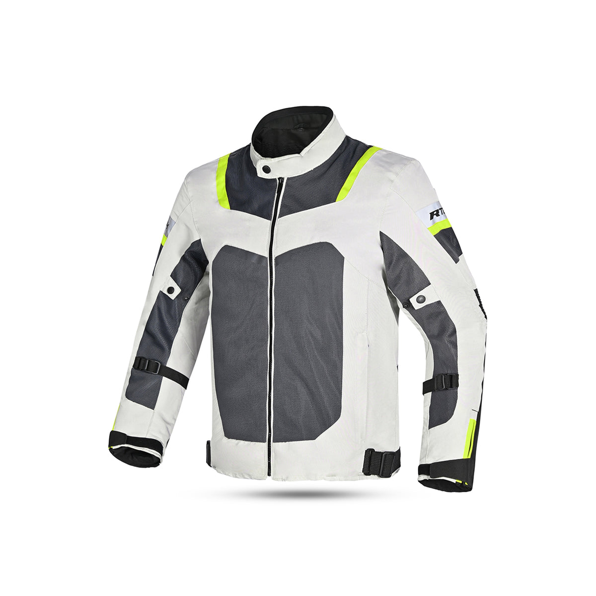 Chaqueta Textil Spiral Mesh Hielo/Gris/Amari Fluo