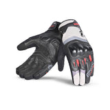 BELA - Guantes Textil Daring Man Rojo/Gris/Negro