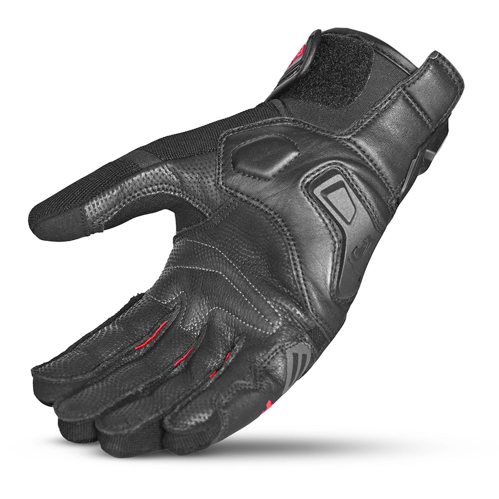 BELA - Guantes Textil Daring Man Rojo/Negro