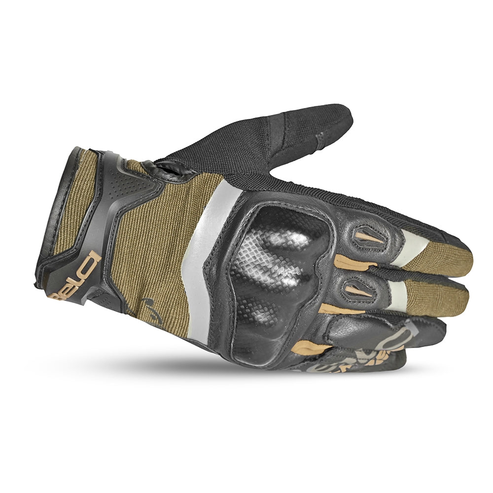 BELA - Guantes Textil Daring Man Verde/Negro/Gris