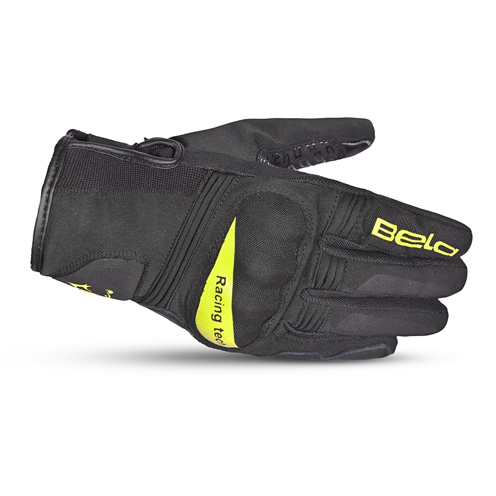 BELA - Guante Textil Boom Winter WP.Lady Negro/Amarillo Fluor