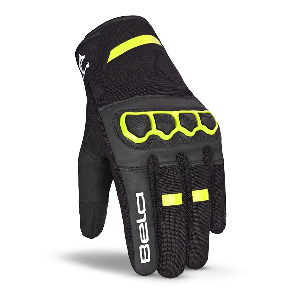 BELA - Guante Textil Tracker Winter WP Negro/Amarillo Fluor