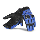 R-TECH - Guante Piel Falcon Summer Negro/Azul