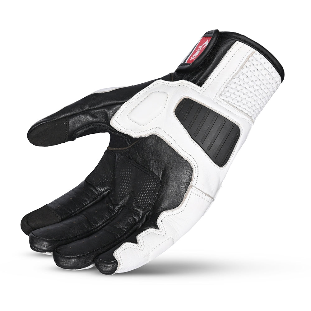 BELA - Guante Piel Blast Man Negro/Blanco/Rojo