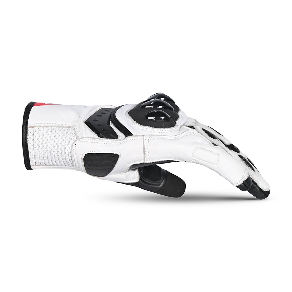 BELA - Guante Piel Blast Man Negro/Blanco/Rojo