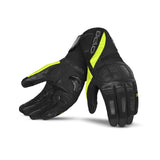 BELA - Guante Piel Highway Winter WP Negro/Amarillo Fluor