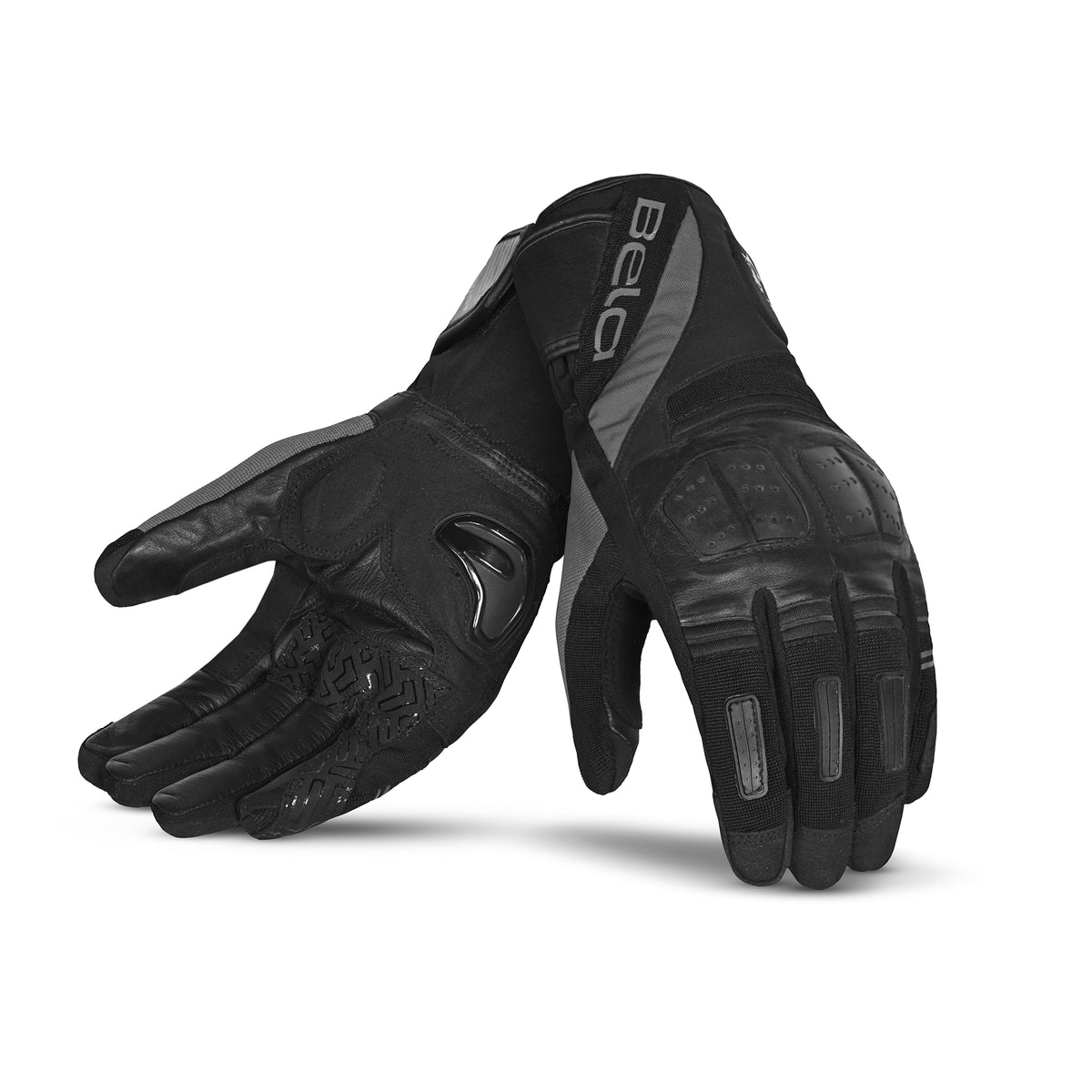 BELA - Guante Piel Highway Winter WP Negro/Gris