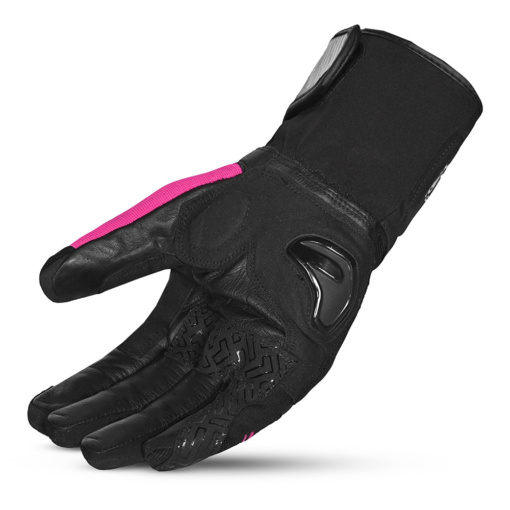 BELA - GUANTE PIEL HIGHWAY WINTER WP LADY NEGRO/ROSA