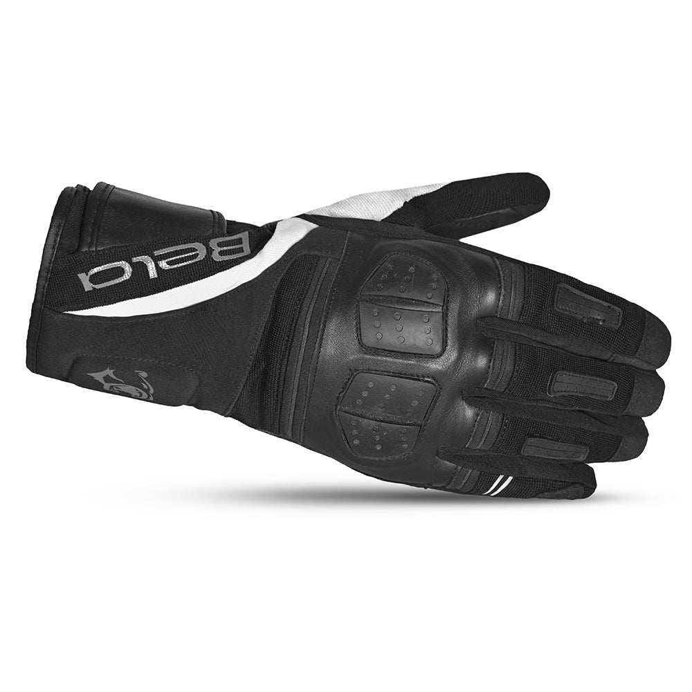 BELA - Guante Piel Highway Winter WP Negro/Blanco