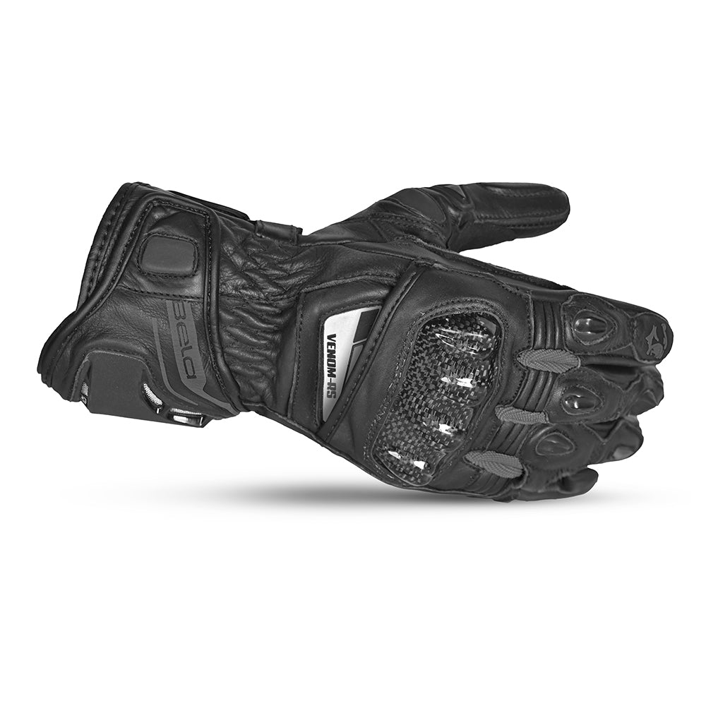 BELA - Guante Piel Venom RS Racing Man Negro/Gris