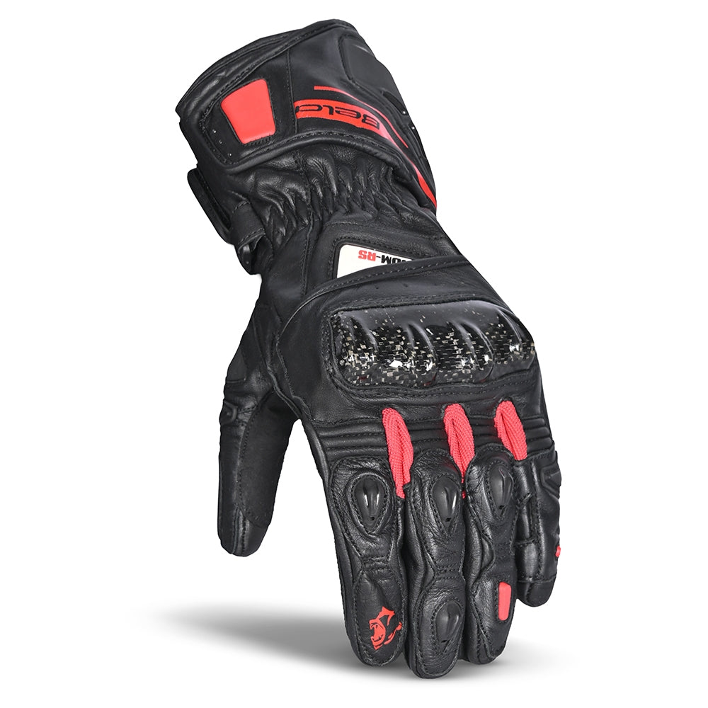 BELA - Guante Piel Venom RS Racing Man Negro/Rojo