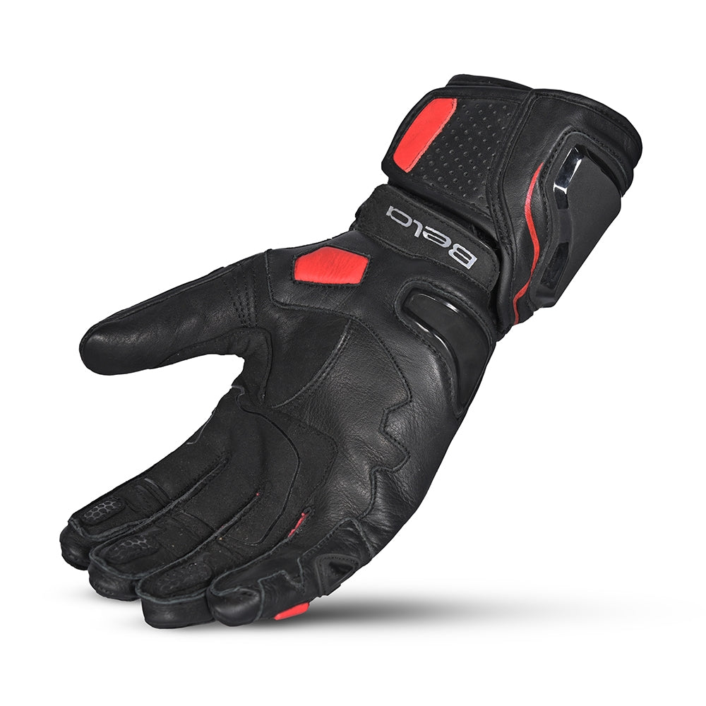 BELA - Guante Piel Venom RS Racing Man Negro/Rojo