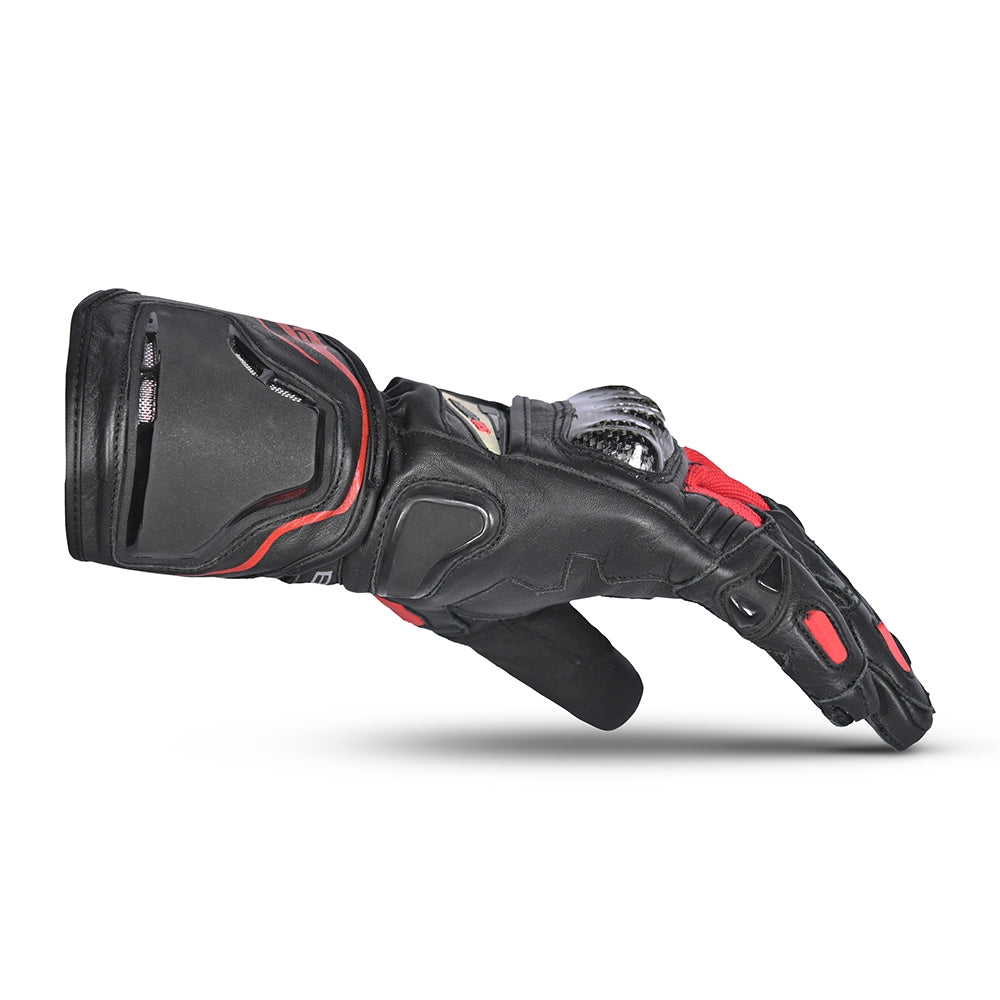 BELA - Guante Piel Venom RS Racing Man Negro/Rojo