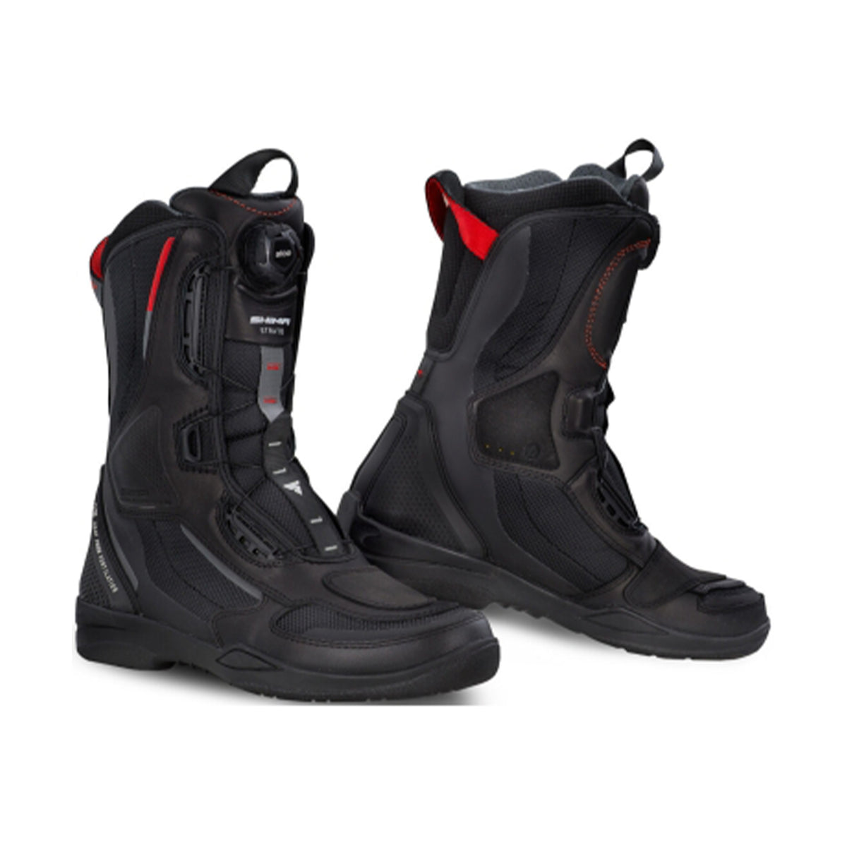 SHIMA STRATO LADY BOOTS NEGRO ROJO