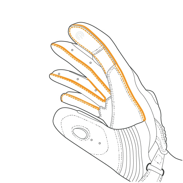 SHIMA - STR-2 VENT GLOVE FLUO