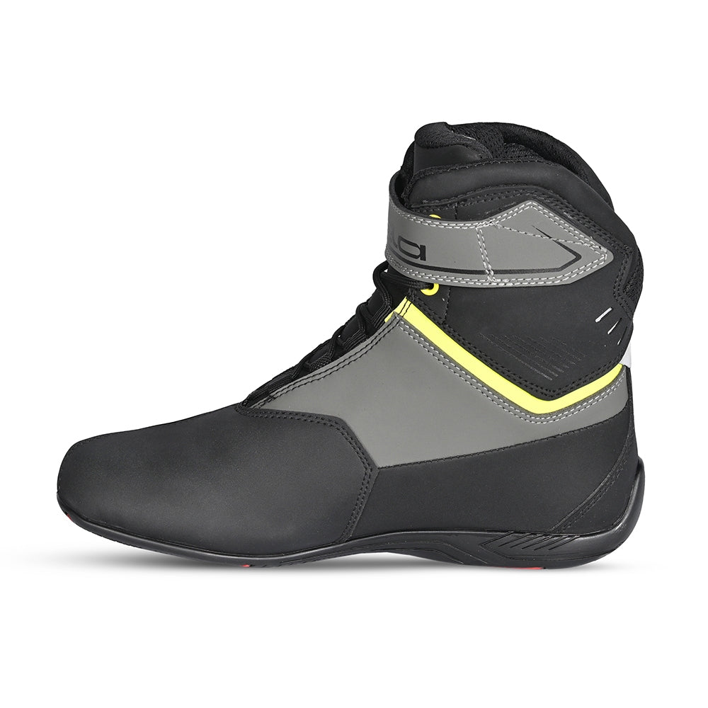 BELA - Botas Piel Blaze Man Negro/Amarillo Fluor