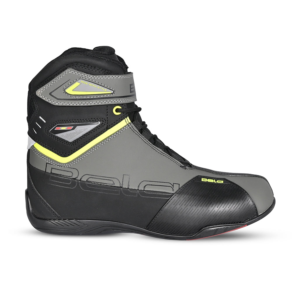 BELA - Botas Piel Blaze Man Negro/Amarillo Fluor