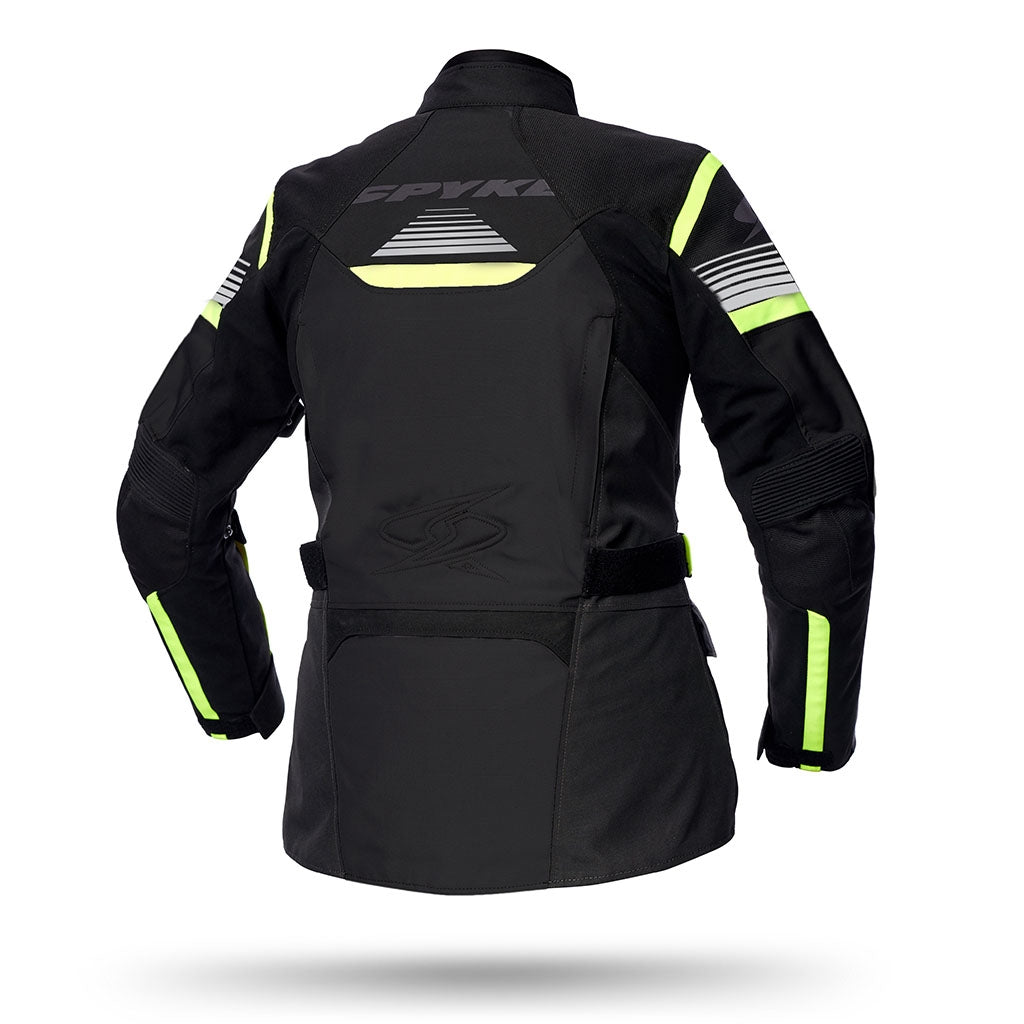 SPYKE Equator Dry Techno Lady Jacket Negro/Antra/Amarillo