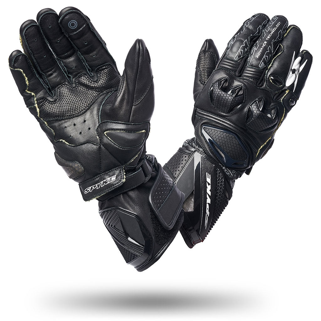 SPYKE Tech Pro Racing Man Guantes Negro