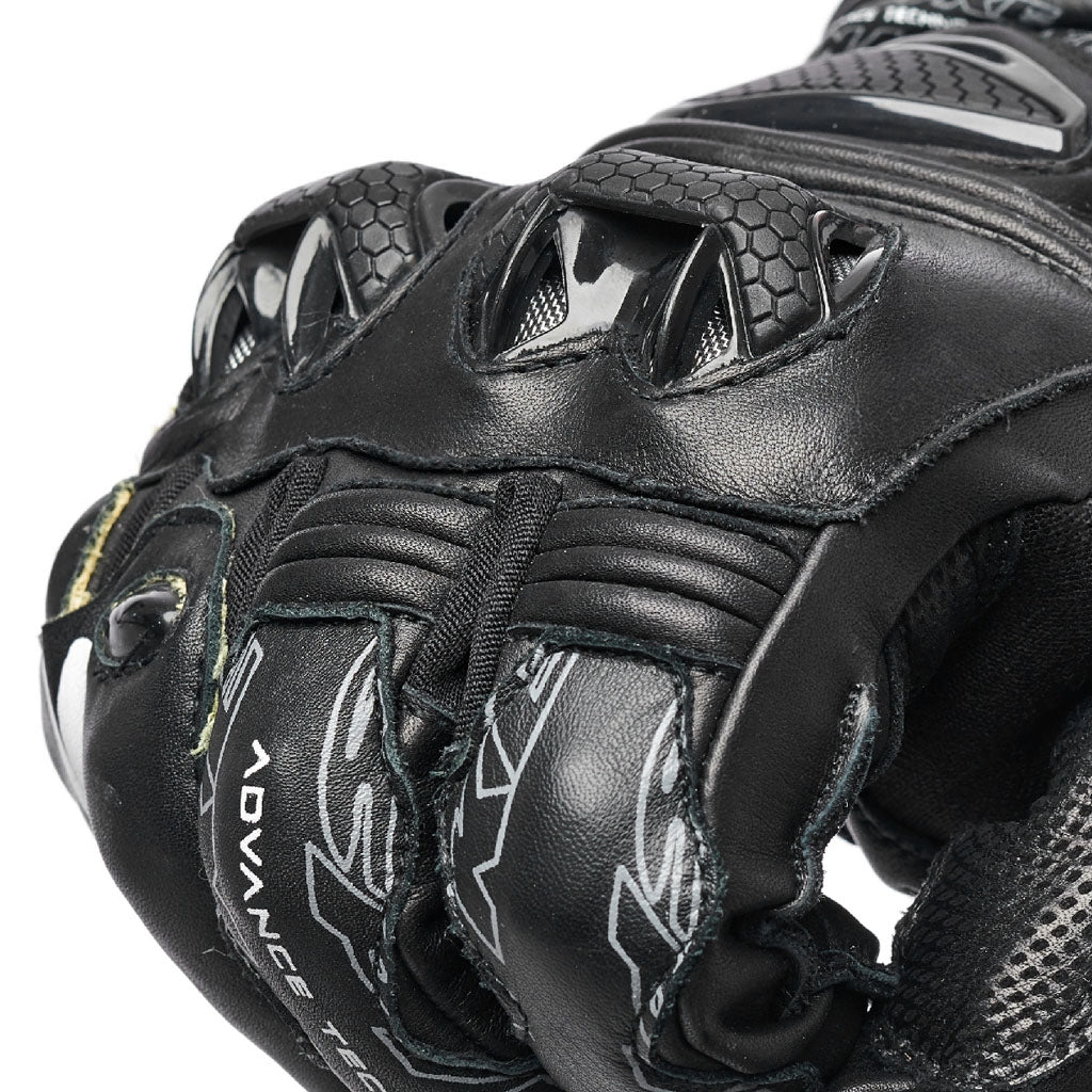 SPYKE Tech Pro Racing Man Guantes Negro