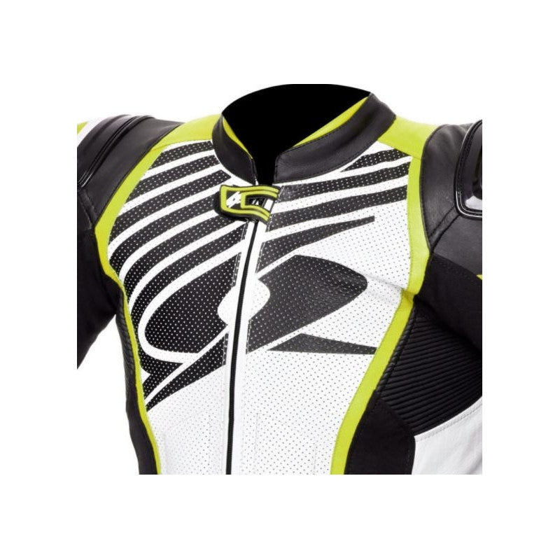 SPYKE - ARAGON RACE 1PC SUIT BLACK/FLUOYELLOW