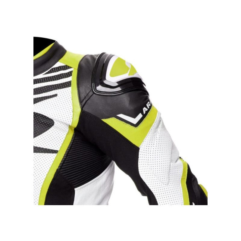 SPYKE - ARAGON RACE 1PC SUIT BLACK/FLUOYELLOW