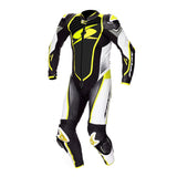 SPYKE - ARAGON RACE 1PC SUIT BLACK/WHITE/FLUO YELLOW