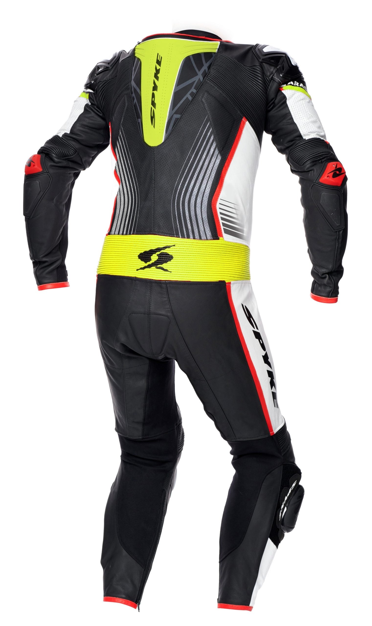 SPYKE - ARAGON RACE 1PC SUIT FLUOYELLOW/BLACK