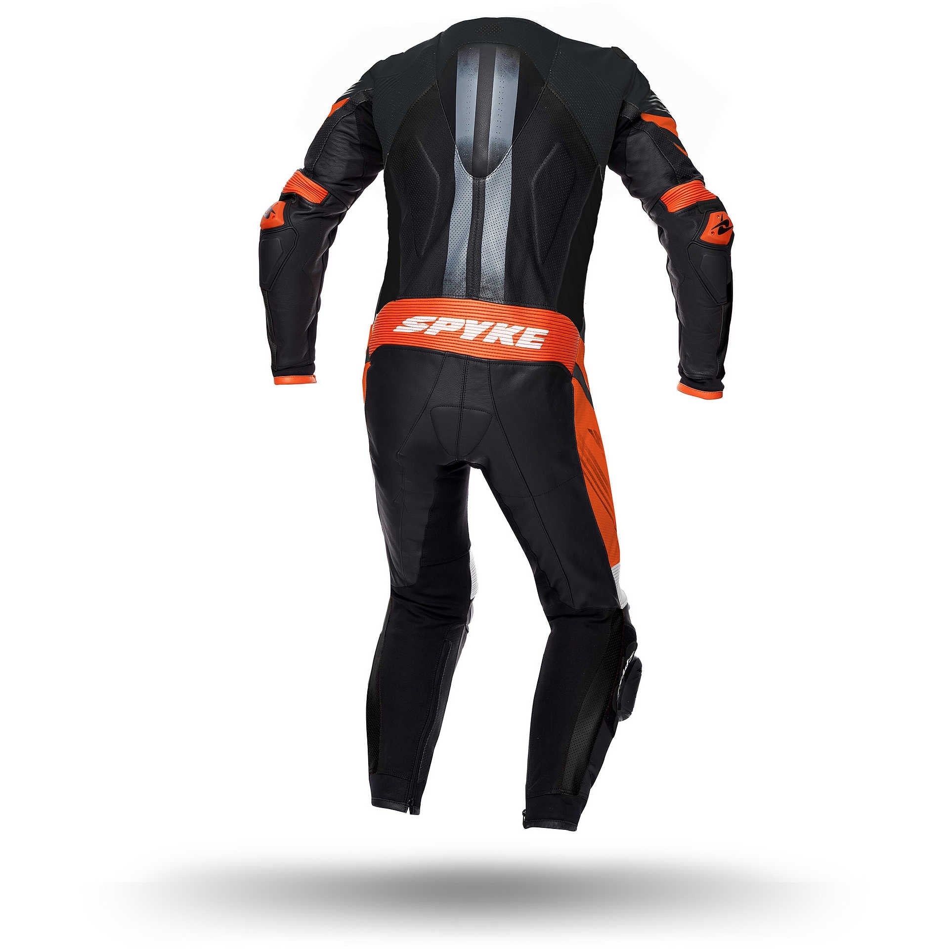 SPYKE - ESTORIL RACE 1PC SUIT BLACK/WHITE/ORANGE