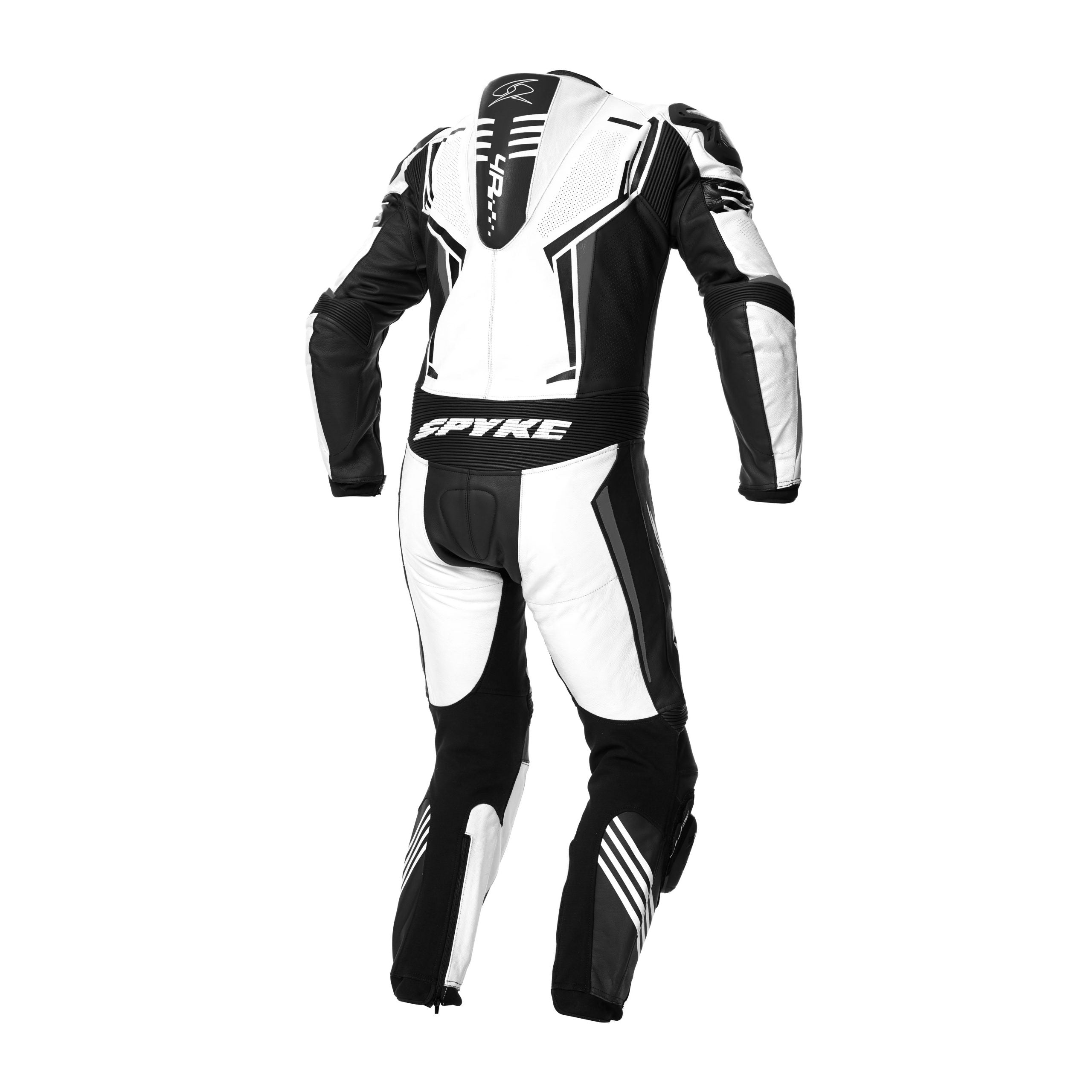 SPYKE - ASSEN RACE 2.0 1PC SUIT WHT/BLK - SECURTEX MOTOR S.L (t/a MaximoMoto)