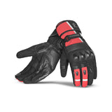 BELA - Guante Piel Ice Winter WP Negro/Rojo