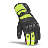 BELA - Guante Piel Ice Winter WP Negro/Amarillo Fluor