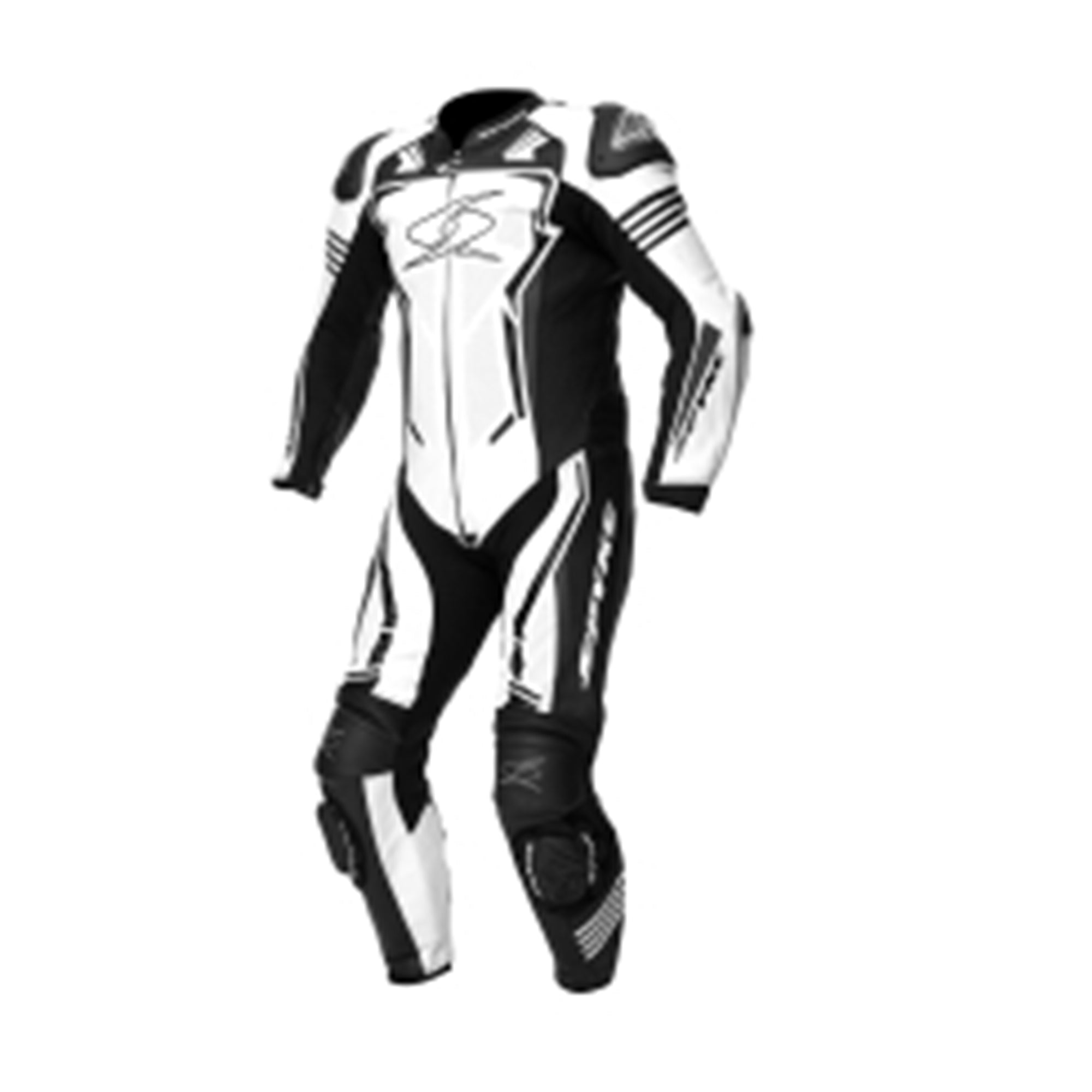 SPYKE - ASSEN RACE 2.0 1PC SUIT WHT/BLK - SECURTEX MOTOR S.L (t/a MaximoMoto)