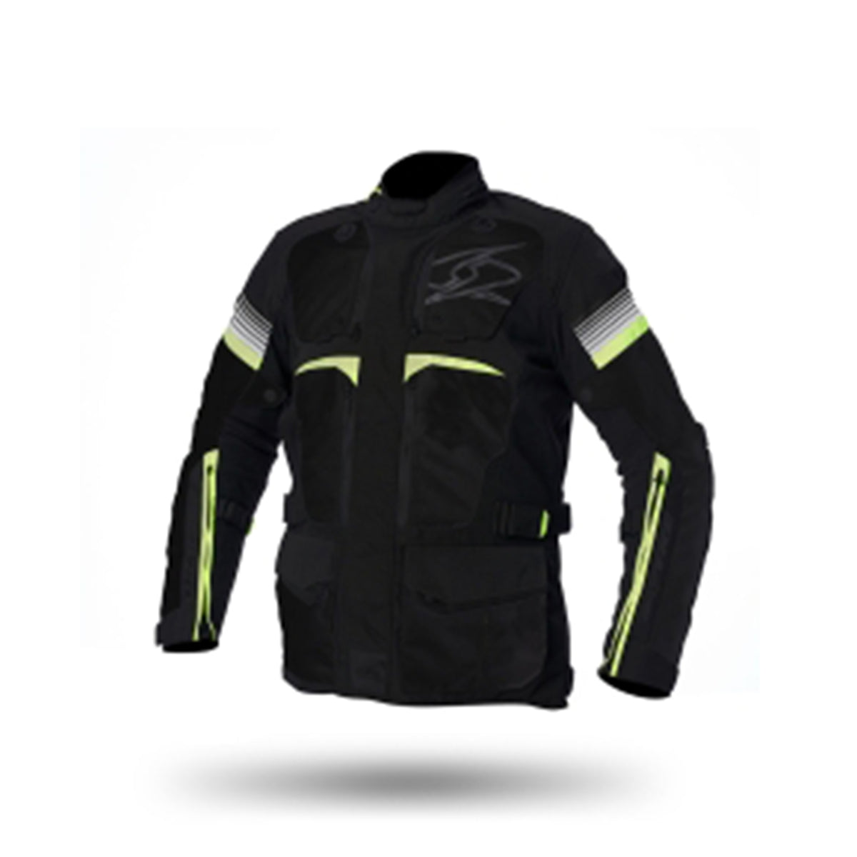 SPYKE Equator Dry Techno Lady Jacket Negro/Antra/Amarillo