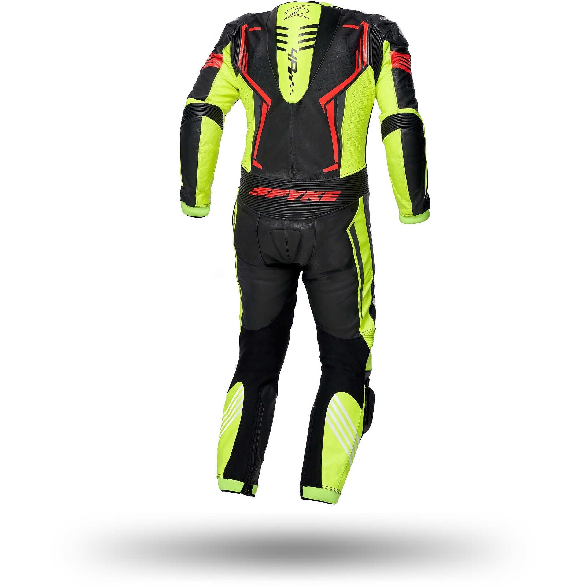 SPYKE - ASSEN RACE 2.0 1PC SUIT BLK/YELLOW FLUO/RED FLUO