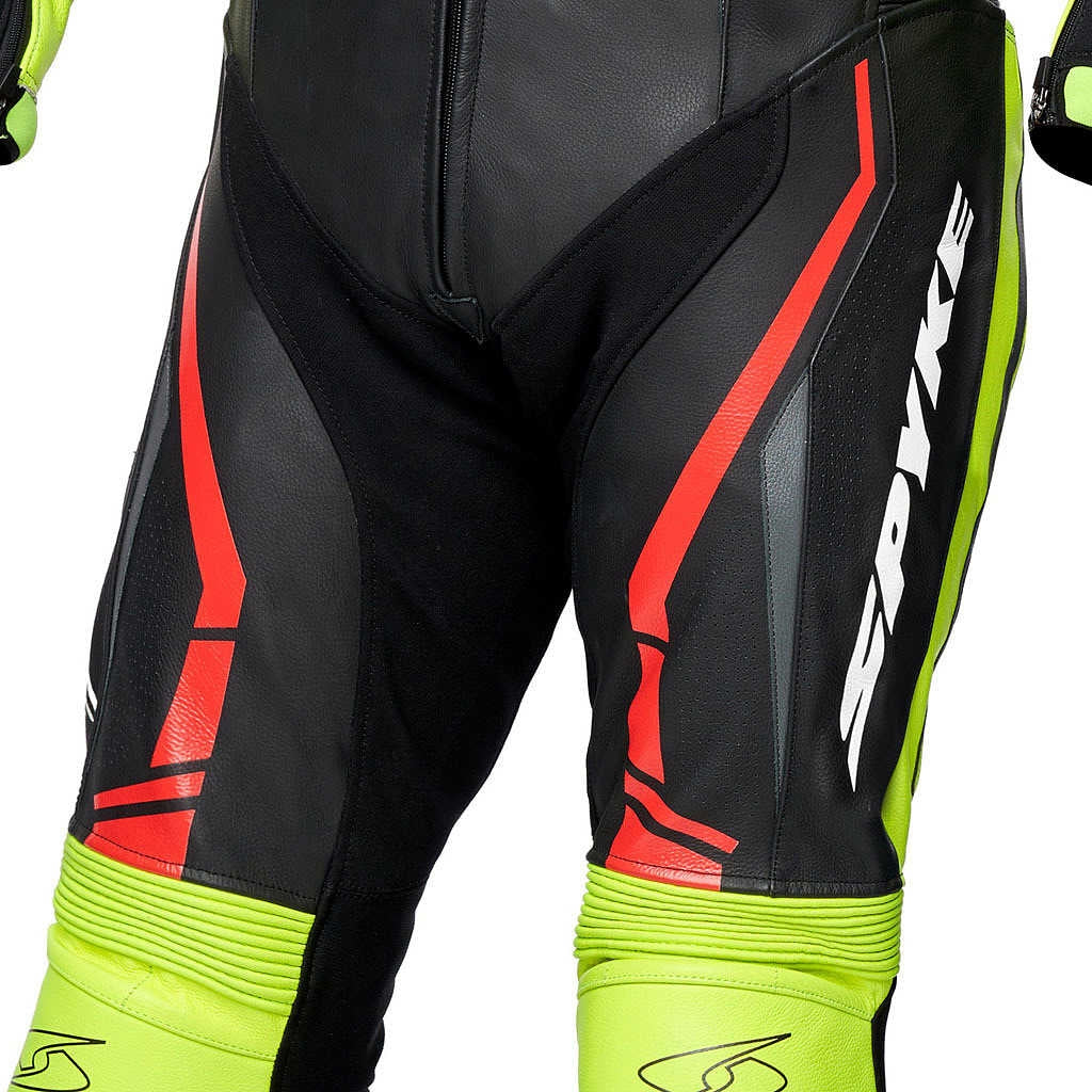 SPYKE - ASSEN RACE 2.0 1PC SUIT BLK/YELLOW FLUO/RED FLUO