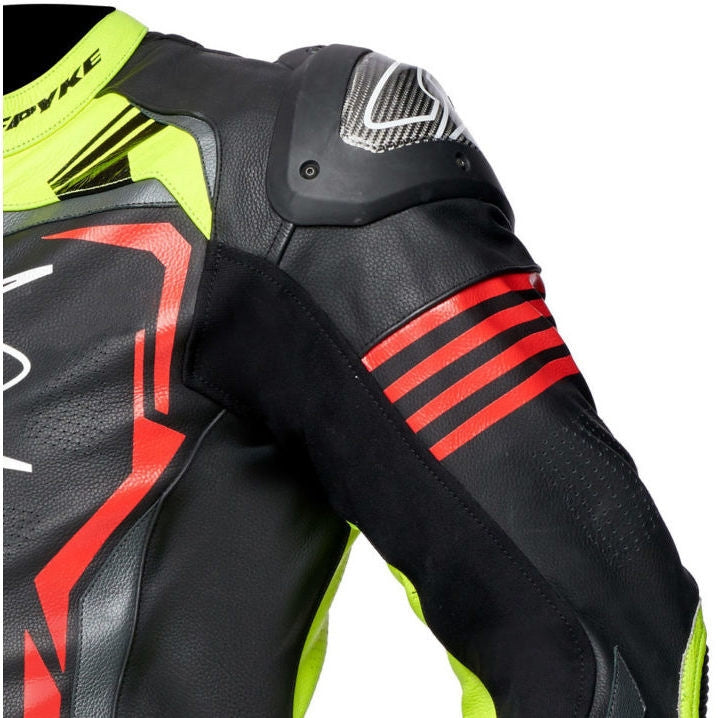 SPYKE - ASSEN RACE 2.0 1PC SUIT BLK/YELLOW FLUO/RED FLUO