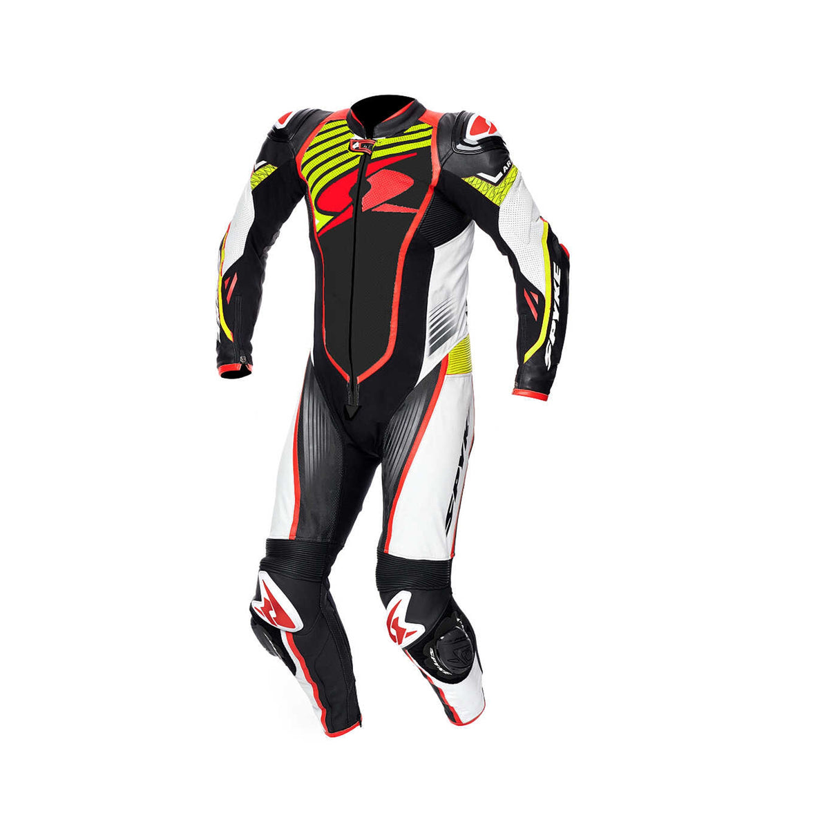 SPYKE - ARAGON RACE 1PC SUIT FLUOYELLOW/BLACK