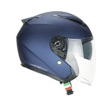 CGM 136A DNA MONO Jet Casco Abatibles Azul Satinado
