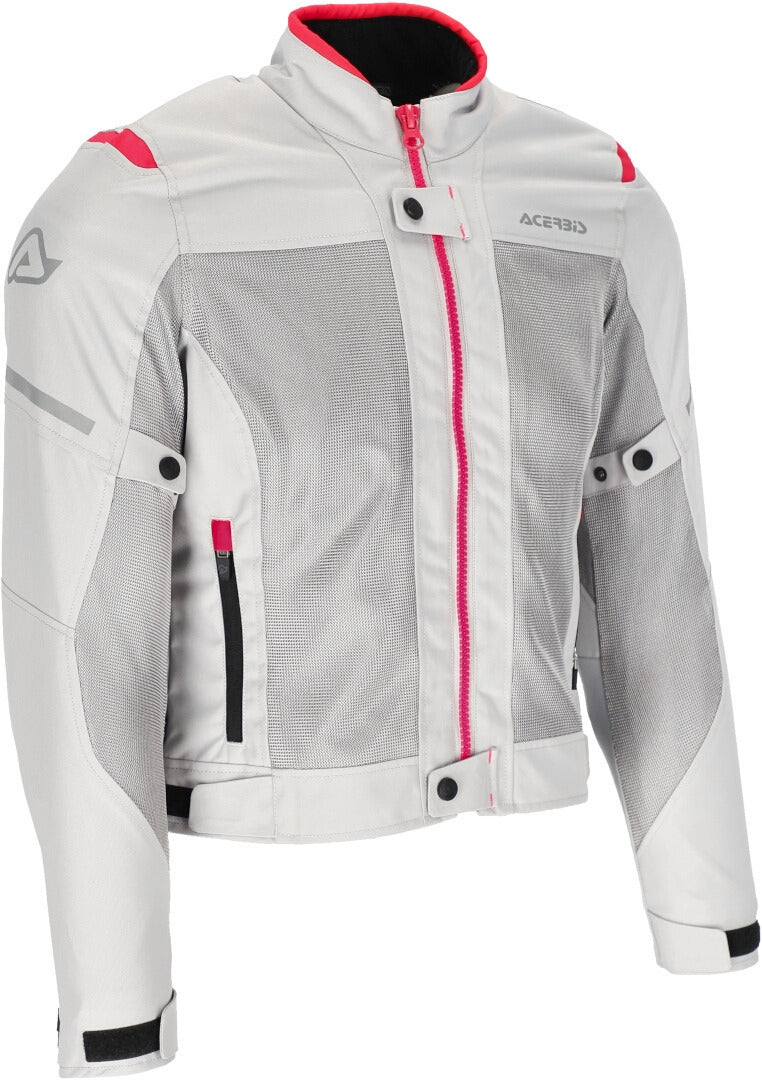 ACERBIS - Chaqueta Ce Ramsey Vented Lady Hielo/Rosa