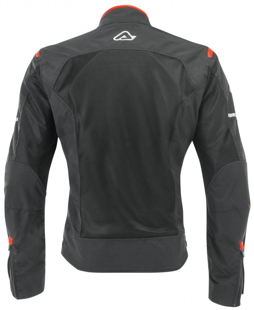 ACERBIS - Chaqueta Ce Ramsey Vented Man Negro/Rojo