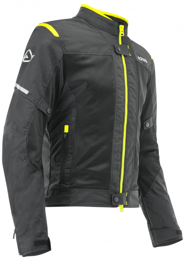 ACERBIS - Chaqueta Ce Ramsey Vented Man Negro/Amarillo