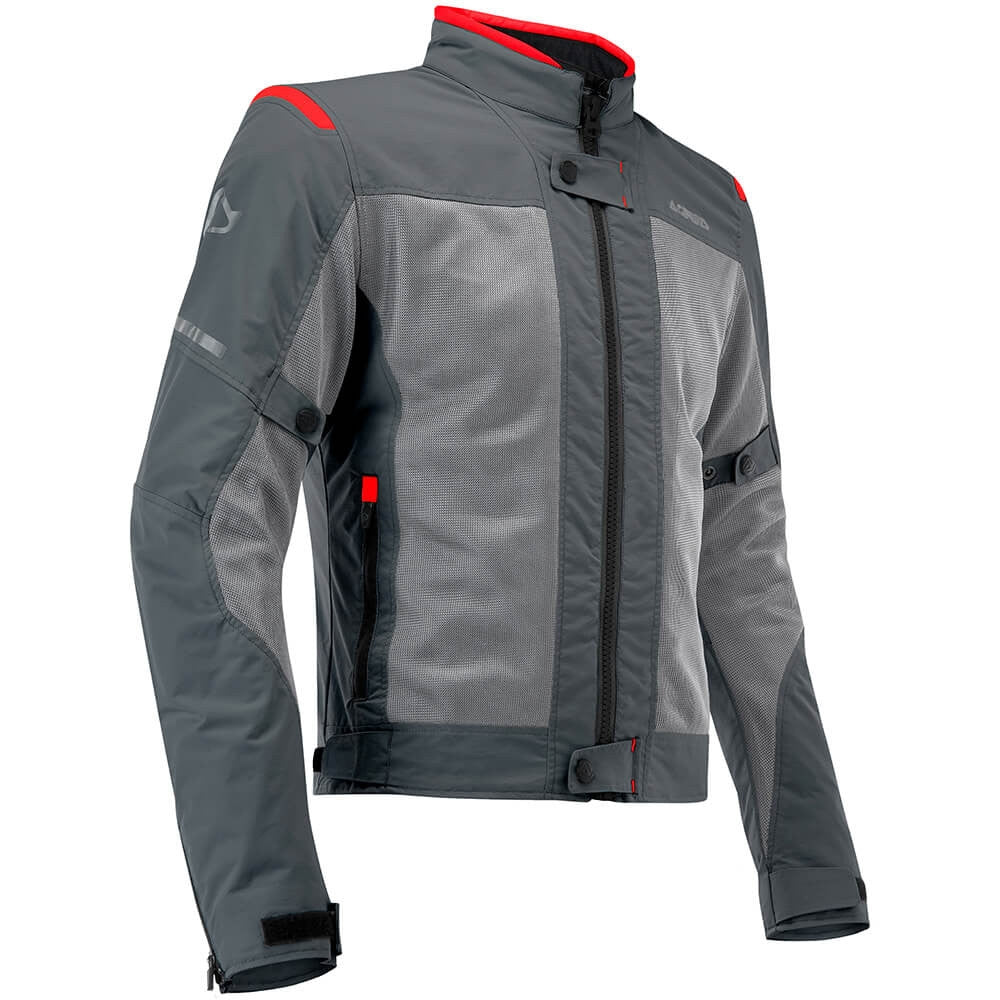 ACERBIS - Chaqueta Ce Ramsey Vented Man Hielo/Rojo