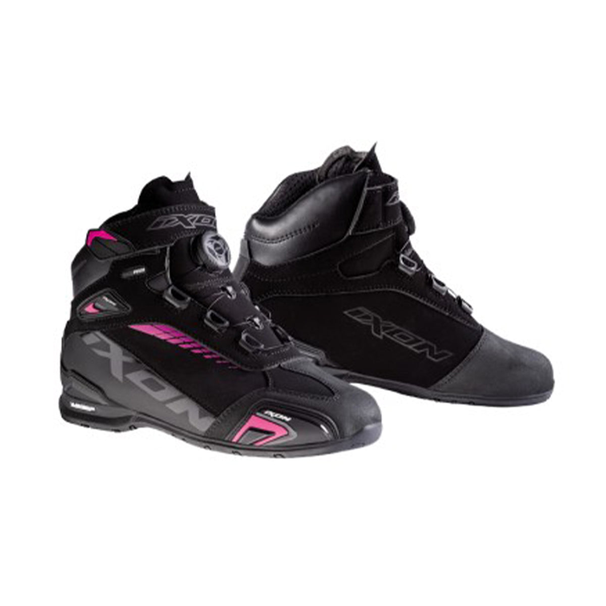 IXON- BOTAS BULL WP LADY BLACK/FUCHSIA